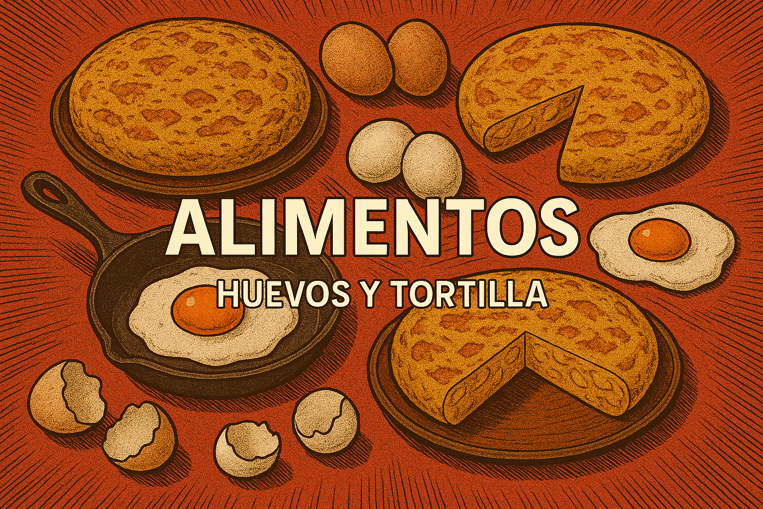 ALIMENTOS. Huevo y Tortilla Vegana