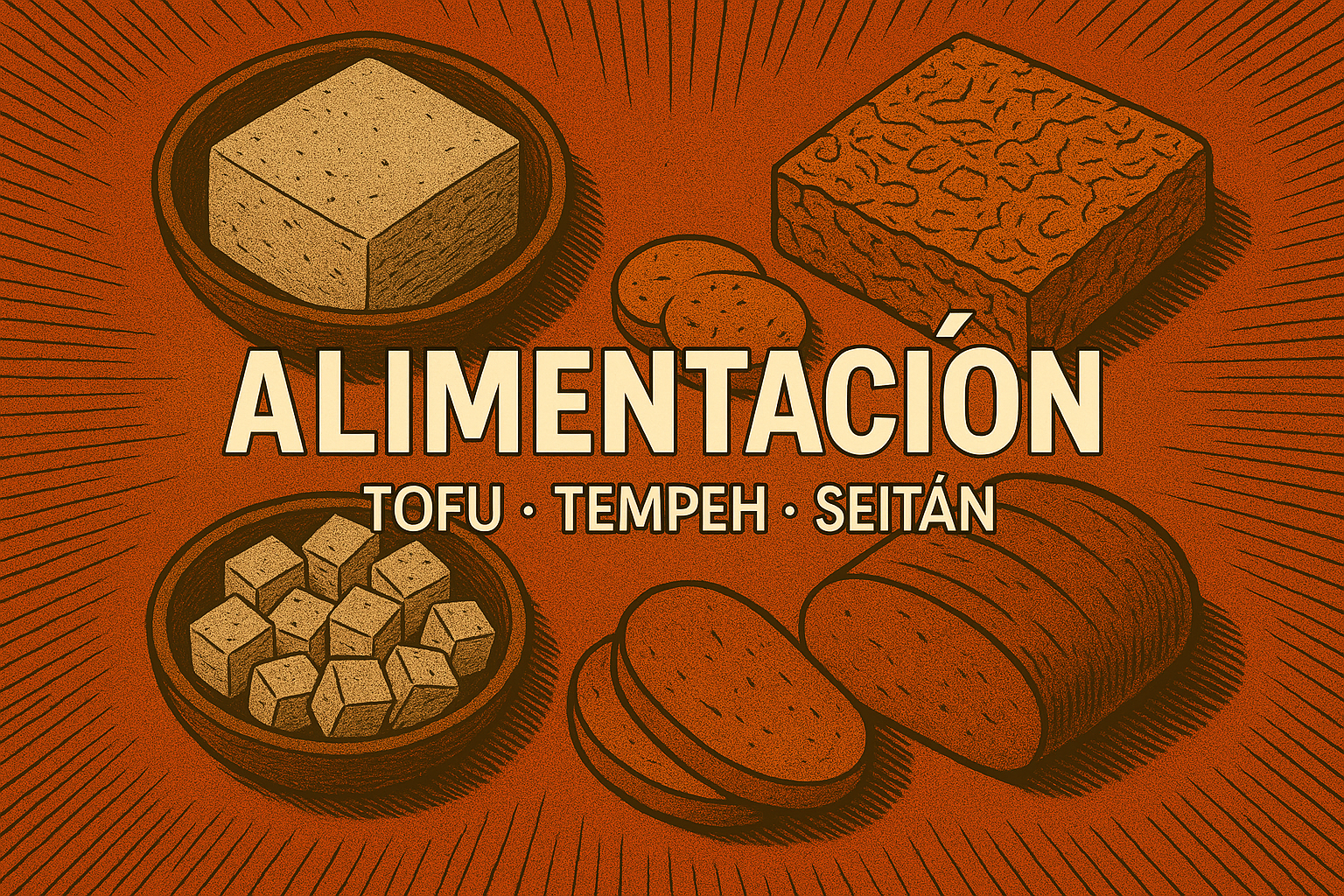 ALIMENTOS. Tofu, Tempeh y Seitán