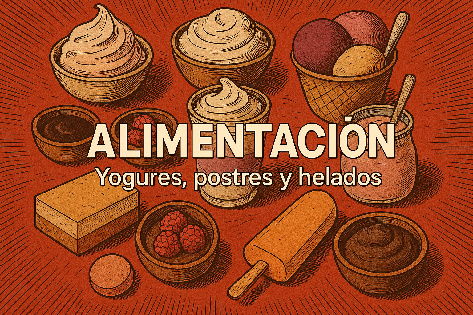 ALIMENTOS. Yogures, Postres y Helados