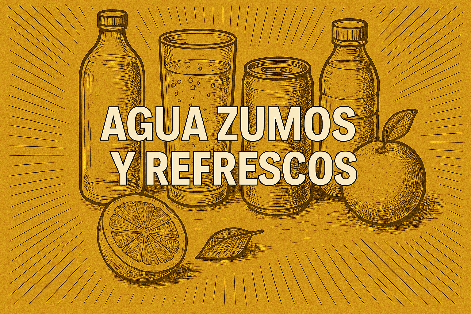 BEBIDAS Agua, zumos y refrescos