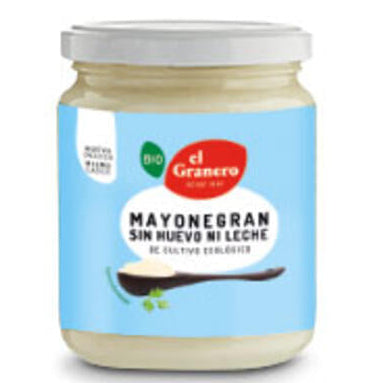 EL GRANERO Mayonegran Mayonesa sin huevo BIO, 245g Sin Gluten