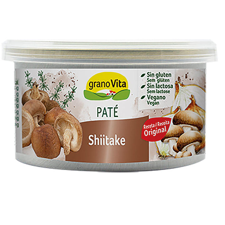 GRANOVITA Pate Vegetal de Shitake, 125g Sin Gluten