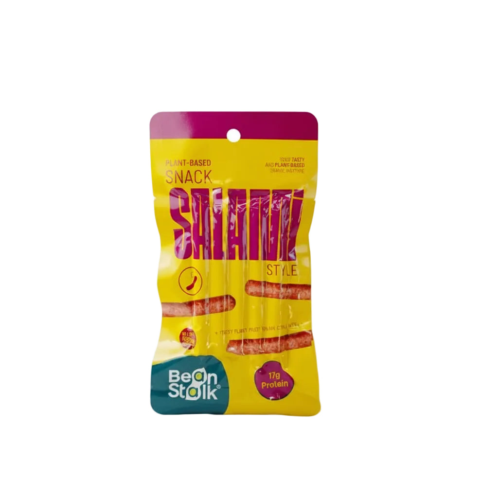 BEANSTALK Snacks Estilo Salami Vegano 50g