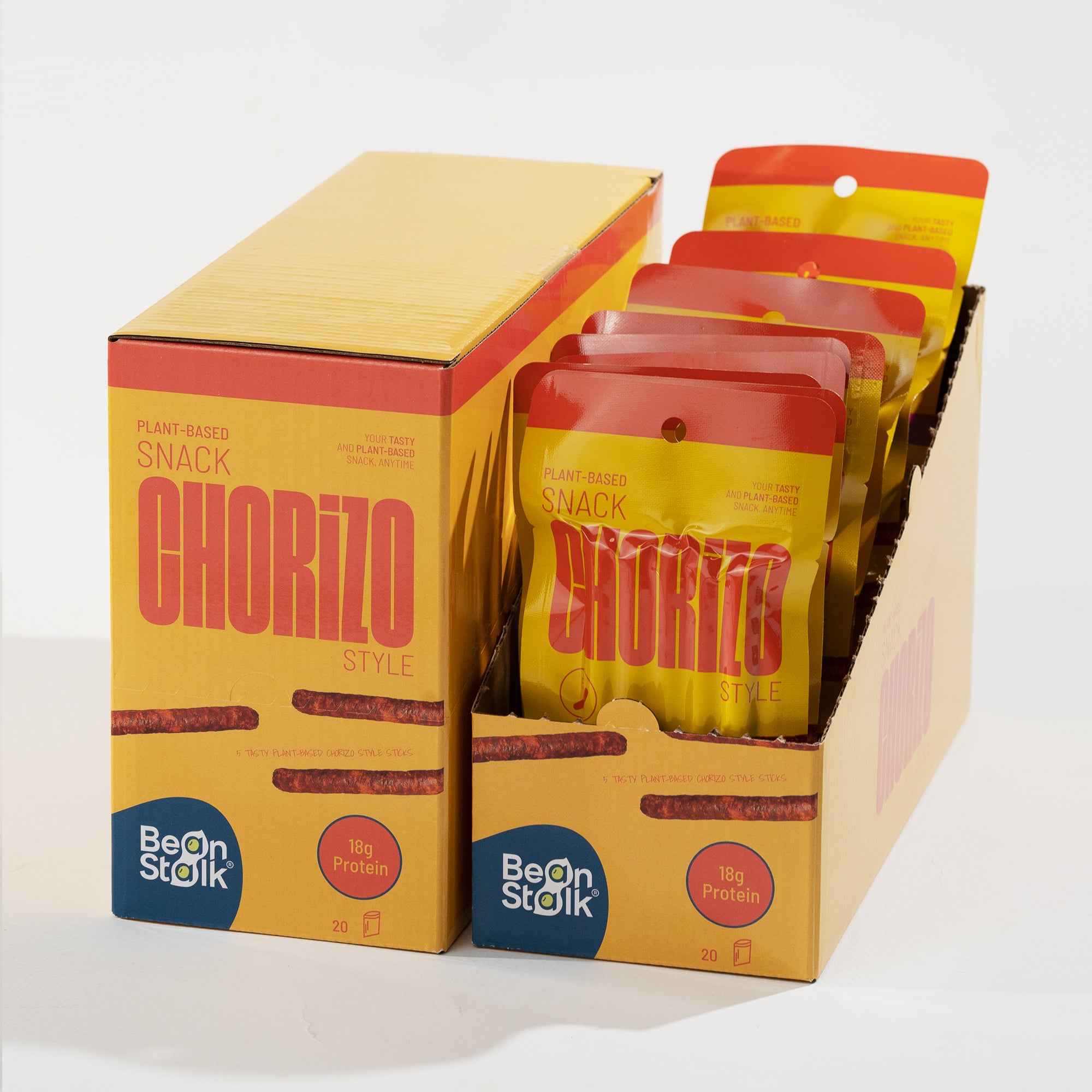 BEANSTALK. Snacks estilo Chorizo. 50g