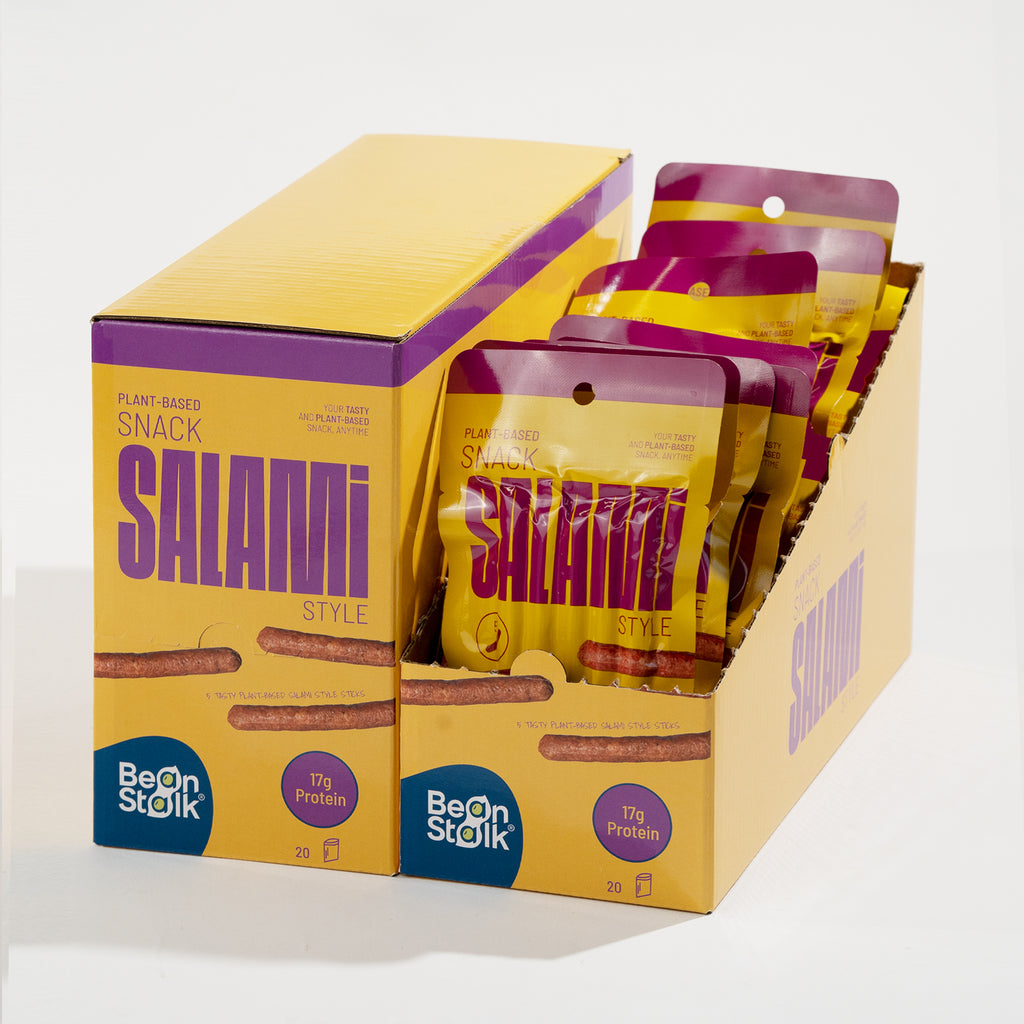 BEANSTALK. Snacks estilo Salami. 50g