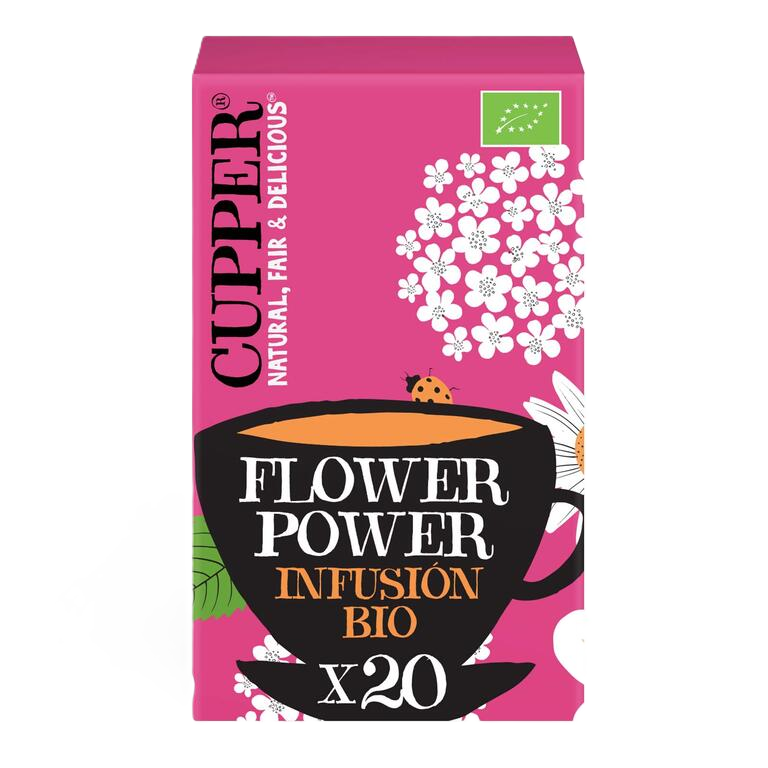 CUPPER Infusión flower power BIO 20 bolsitas