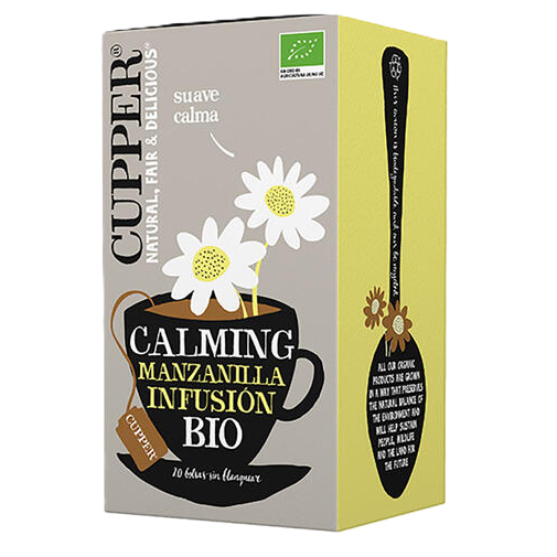 CUPPER Infusión Manzanilla BIO 20 bolsitas