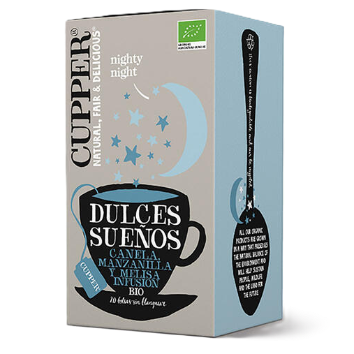 CUPPER infusión dulces sueños bio 20 bolsitas