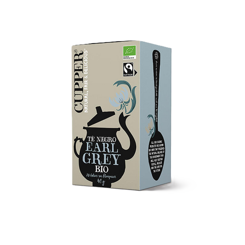 CUPPER Té negro earl grey BIO 20 bolsitas