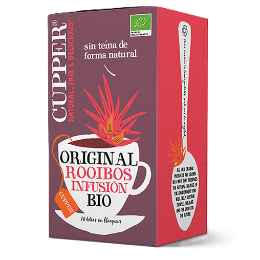 CUPPER Infusión Rooibos BIO 20 bolsitas