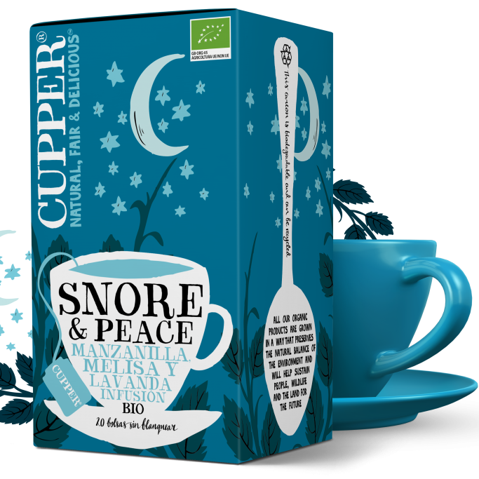 CUPPER Infusion Snore & Peace BIO 20 bolsitas