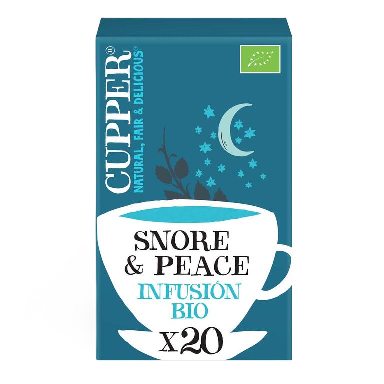 CUPPER Infusion Snore & Peace BIO 20 bolsitas