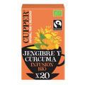 CUPPER Infusión Jengibre y Cúrcuma BIO 20 bolsitas