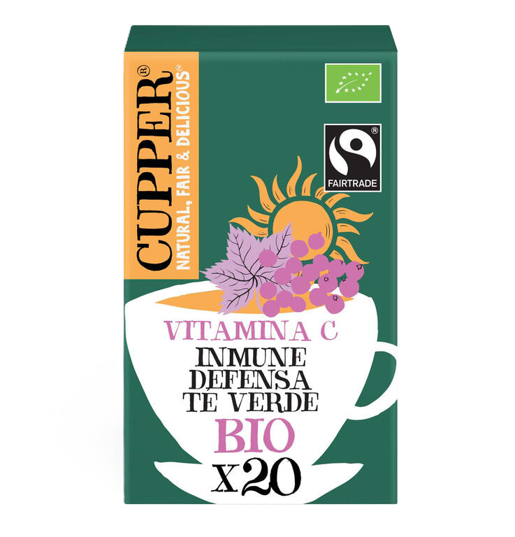 CUPPER Te Verde Inmune BIO 20 bolsitas