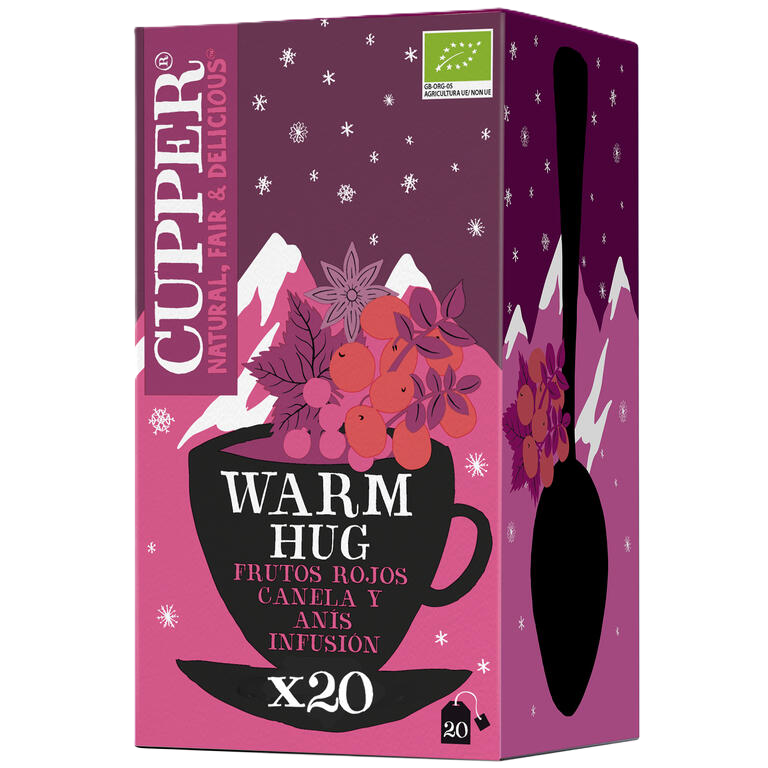 CUPPER Infusion Winter Warm Hug BIO 20 bolsitas