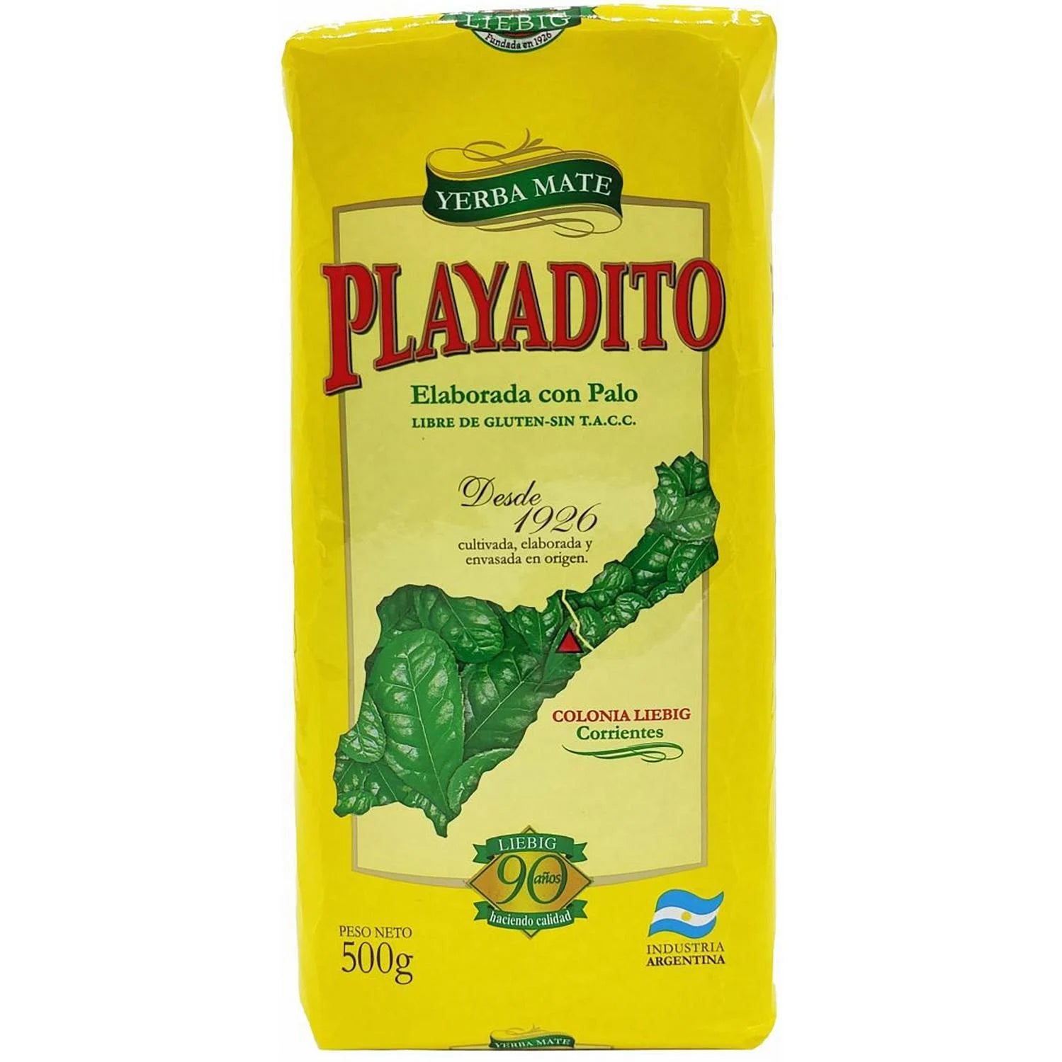 PLAYADITO Yerba mate Playadito. Sin Gluten. 500g
