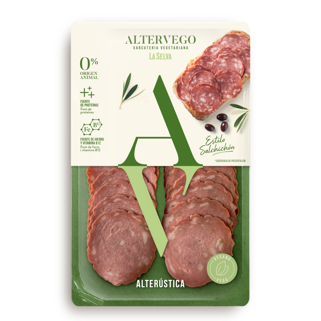 ALTERVEGO Salchichón Vegano en Lonchas 80g