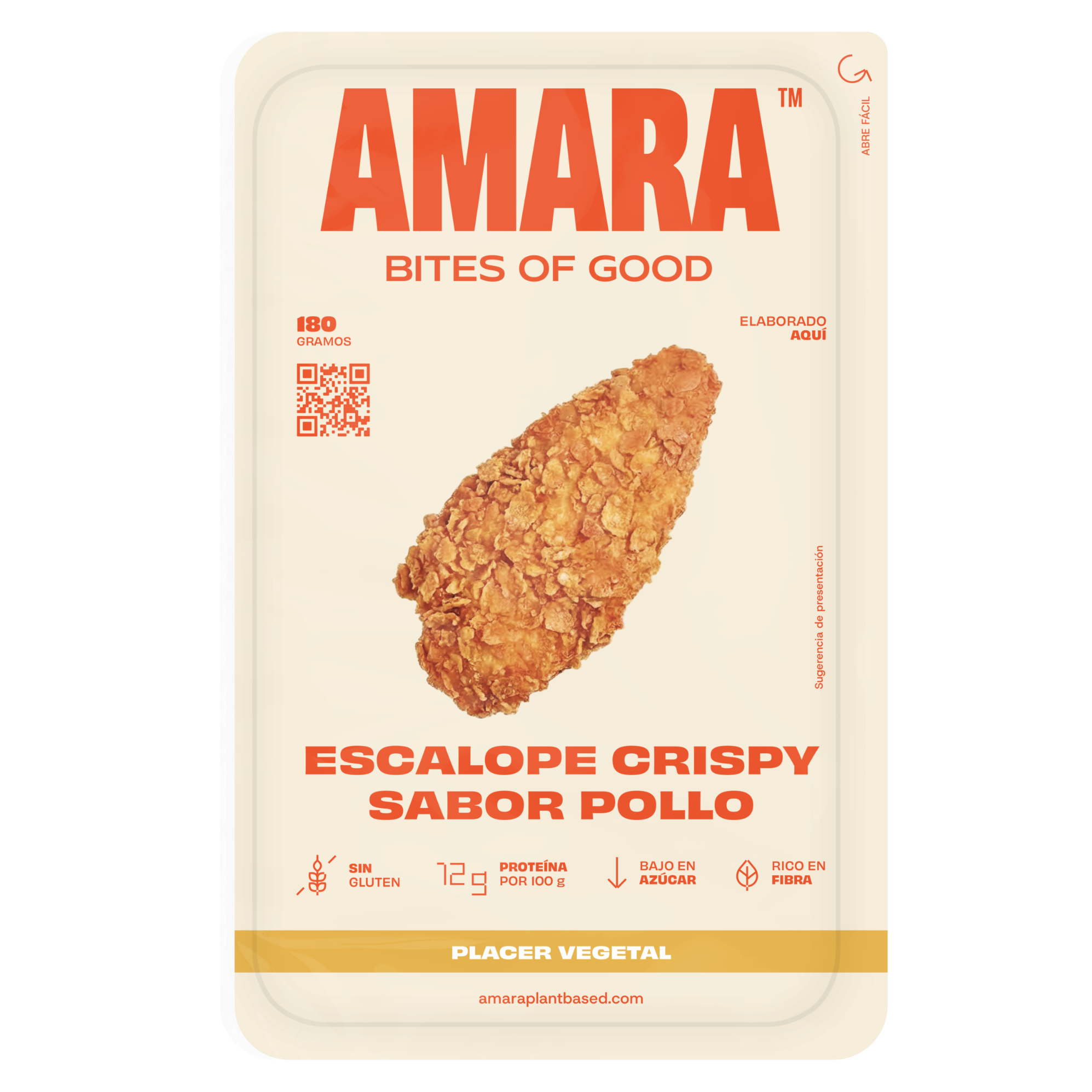 AMARA Escalope crispy no pollo 2x90g
