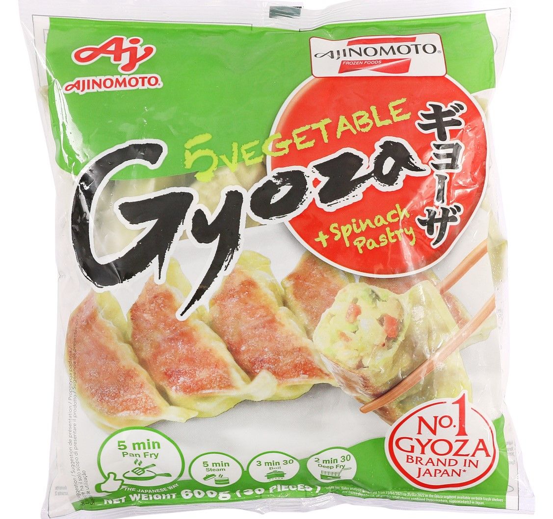 Ajinomoto - Gyozas Verdes Espinaca y Verduras 600g (30 uds)