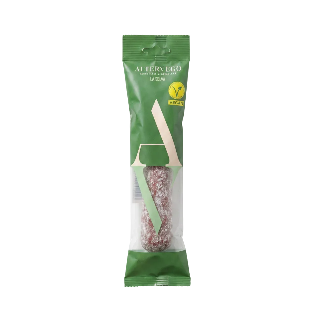 ALTERVEGO - Fuet Vegano Ahumado 90g - Sin Gluten