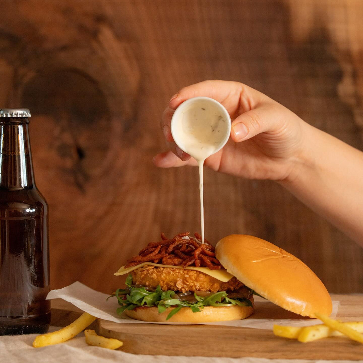 AMARA Crispy Burger Sabor Pollo 2x110g