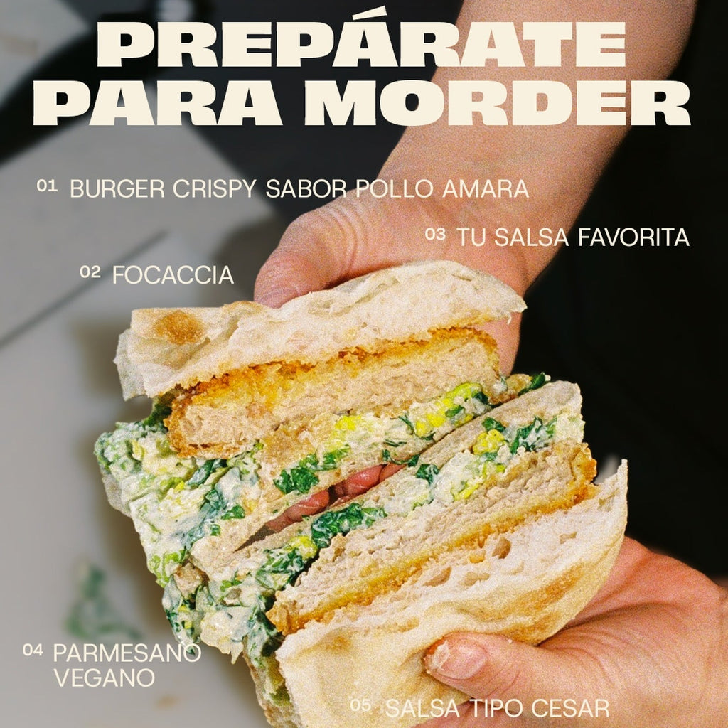 AMARA Crispy Burger Sabor Pollo 2x110g