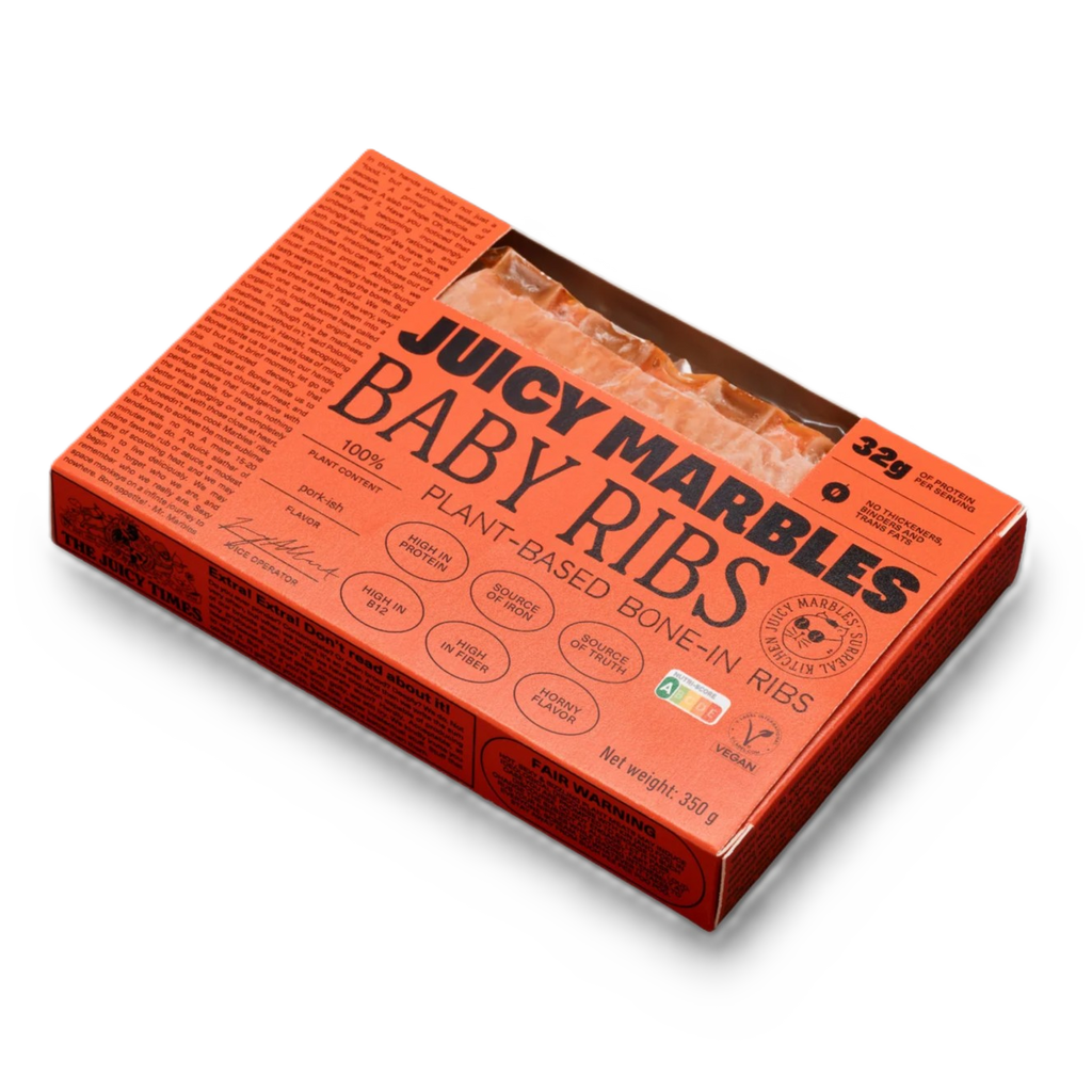 MARBRES JUTEUX. Côtes de porc