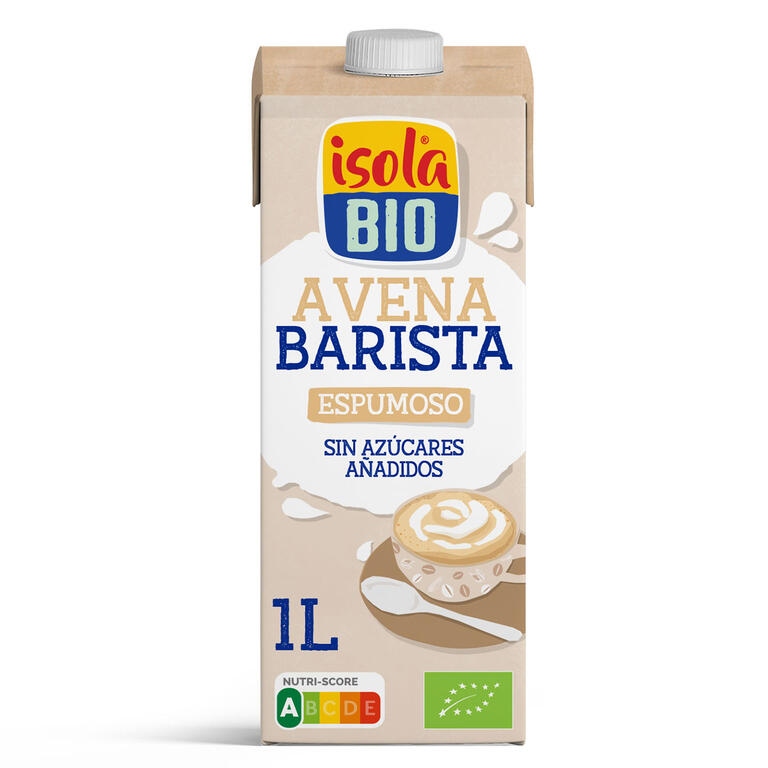 ISOLA. Bebida Vegetal de Avena Barista BIO, 1L