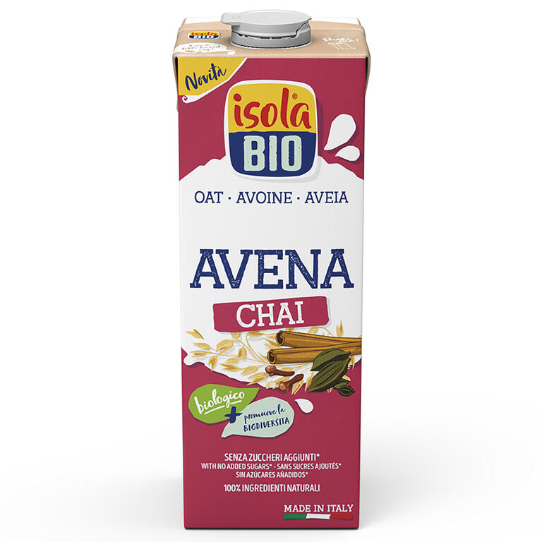ISOLA. Bebida Vegetal de Avena Chai BIO, 1L