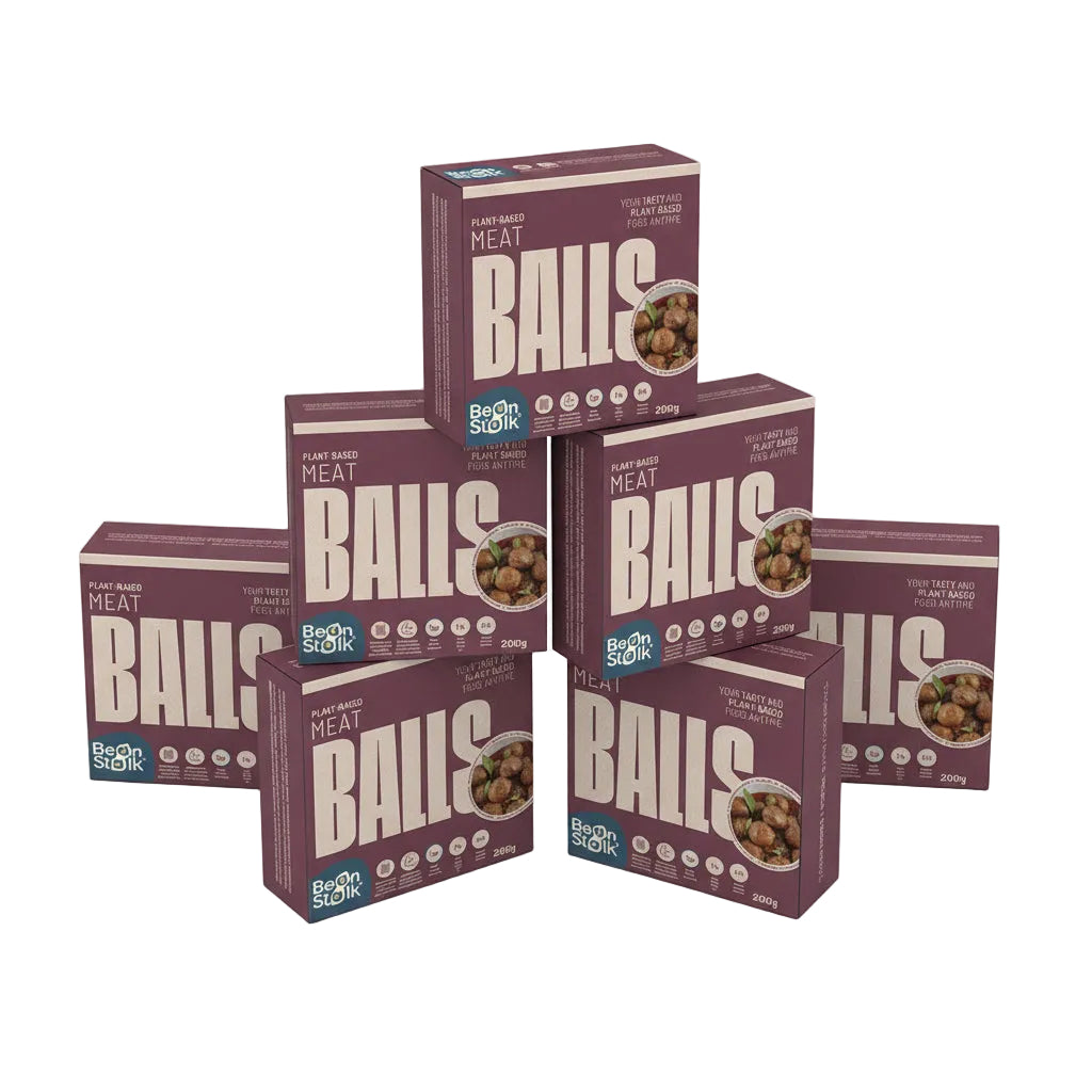 BEANSTALK Albóndigas Veganas 2 kg (4x500g) – Formato Profesional
