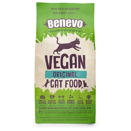 BENEVO Alimento vegano para gatos Original 1,8 kg