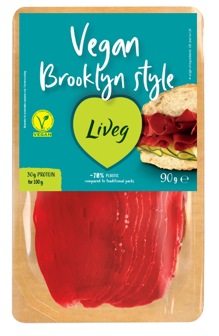LIVEG. Lonchas Vegetales Gusto Brookyn. 90g. Organico