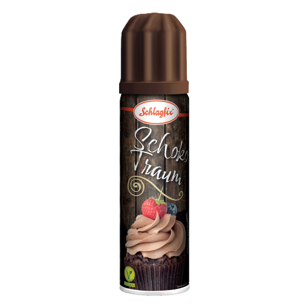 SCHLAGFIX – Nata Vegetal en Spray Sabor Chocolate - 200 ml