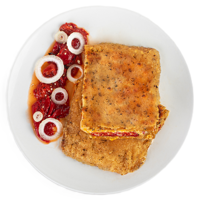 VANETTA. Seitán estilo Cachopo Asturiano Clásico. 400/450g. Envasado al vacio