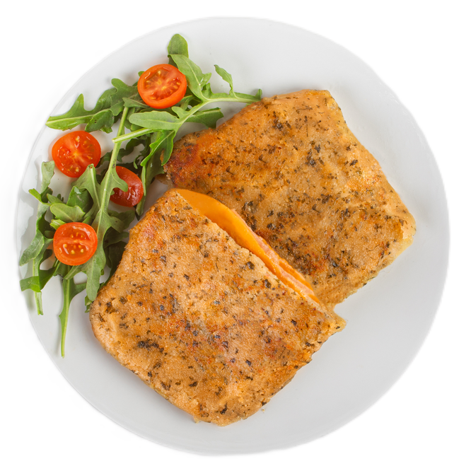 VANETTA. Seitán estilo cachopo asturiano Rollito 400/450g. Envasado al vacio