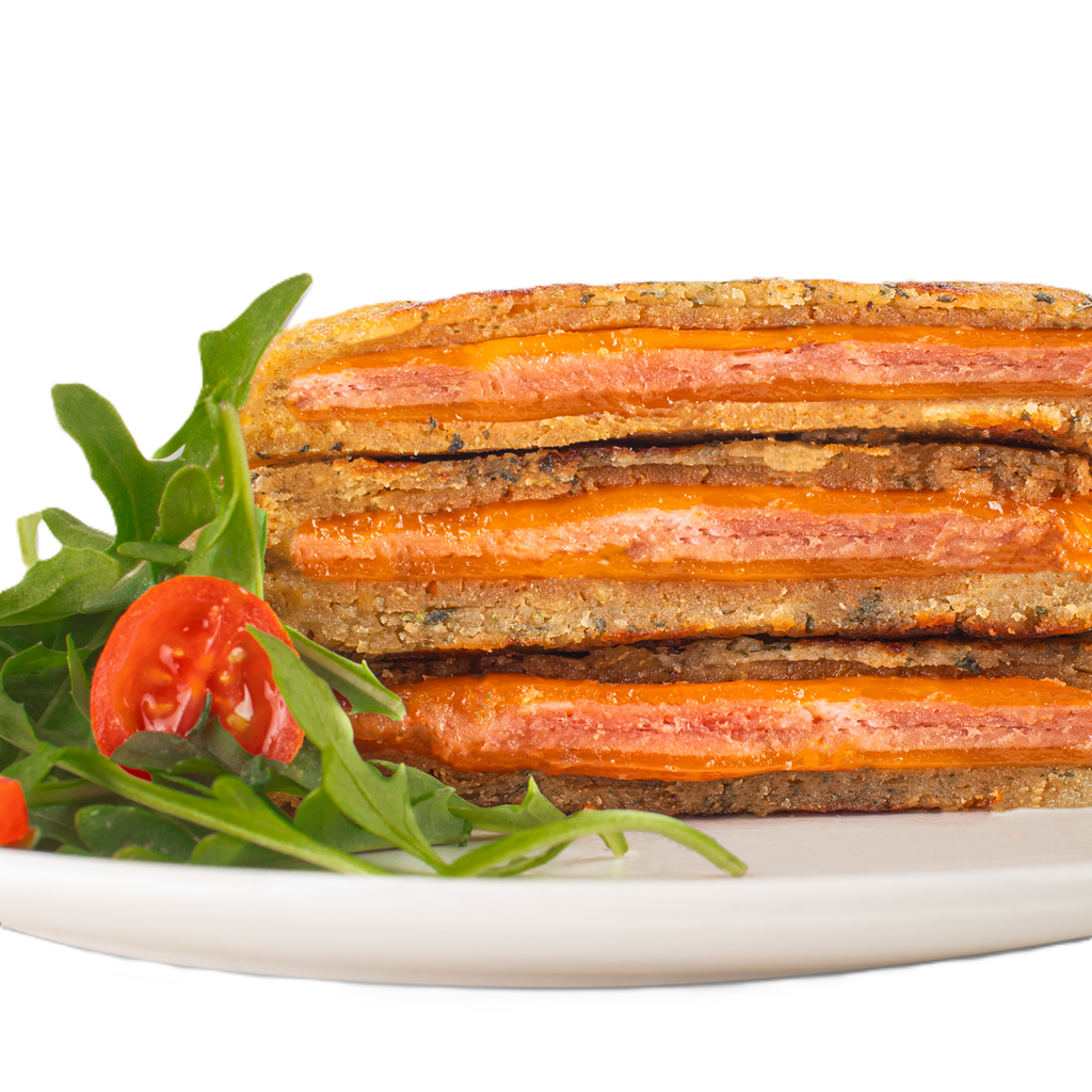 VANETTA. Seitán estilo cachopo asturiano Rollito 400/450g. Envasado al vacio