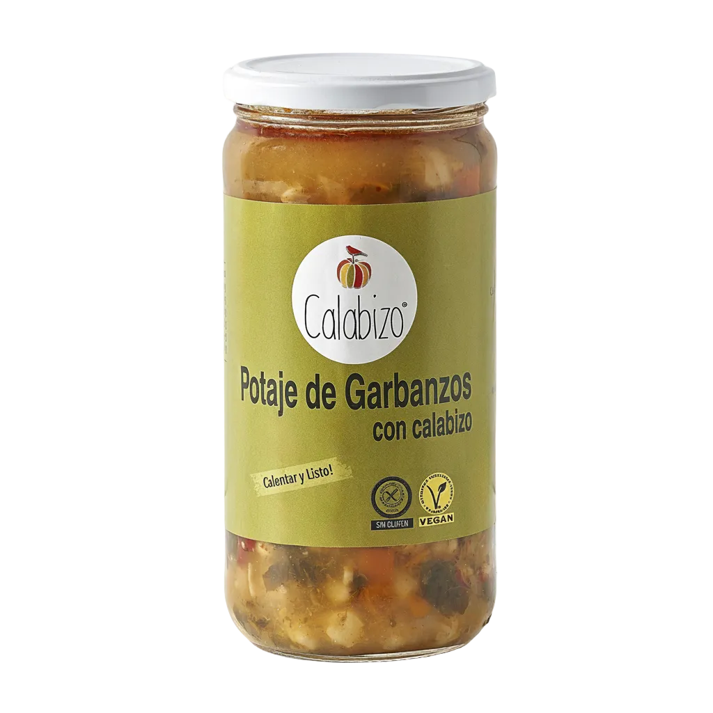 CALABIZO Potaje de garbanzos con calabizo. Tarro 720g