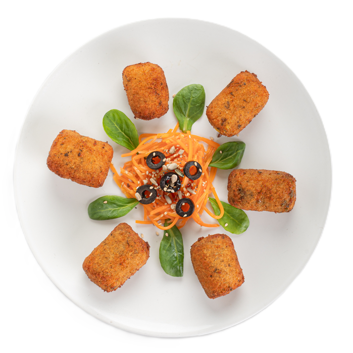 VANETTA. Croquetas Espinacas o Zanahoria/curry. 250gr. 6 unidades