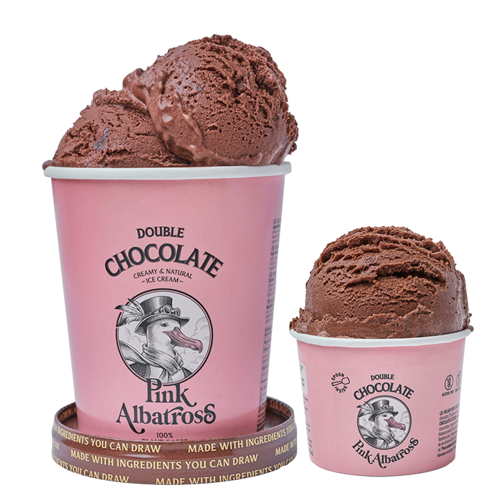 PINK ALBATROSS Chocolate con chips de chocolate 480ml sin gluten