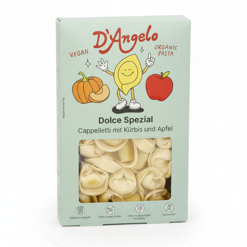 D'ANGELO Dolce Spezial - Cappelletti Vegano de Calabaza y Manzana 250g