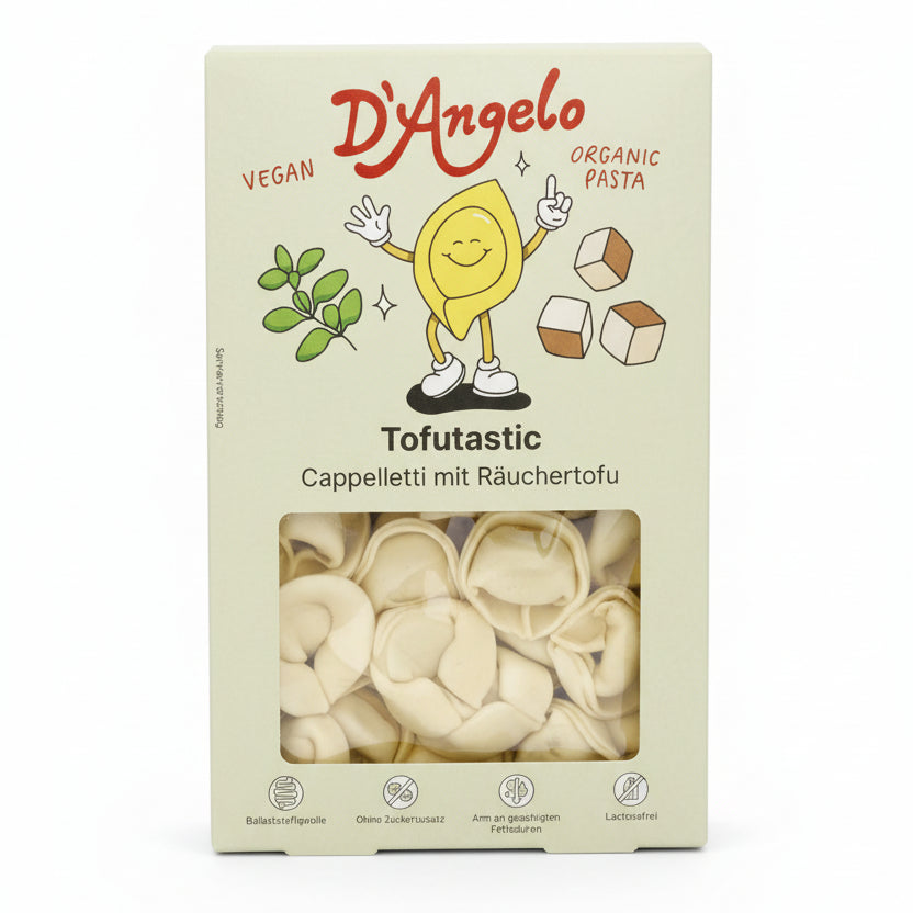 D'ANGELO Tofutástico - Cappelletti Vegano de Tofu Ahumado 250g