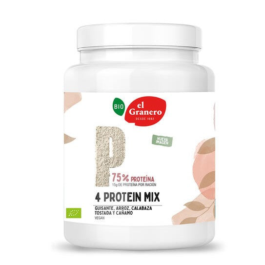EL GRANERO 4 Protein Mix (Guisante, Arroz, Calabaza, Canamo) 500g