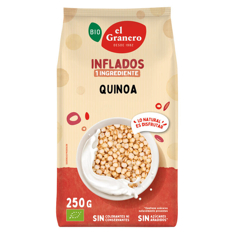El Granero Quinoa Hinchada Ecológica 250g | Sin Cocción
