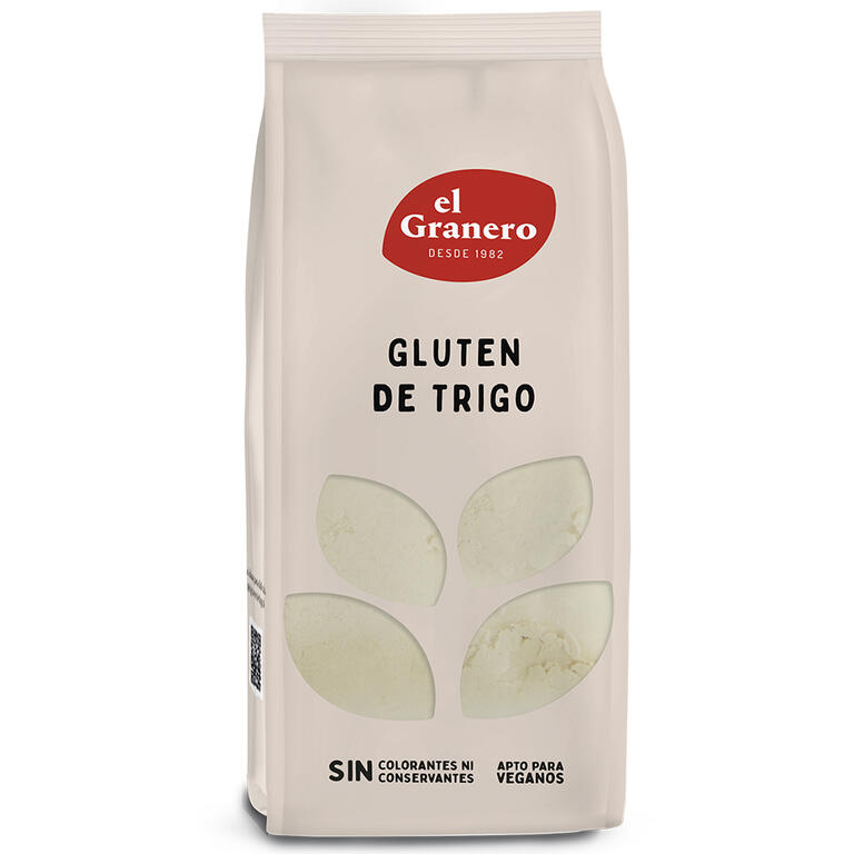 El Granero Gluten de Trigo para Seitán Casero 500g | 79,5g Proteína