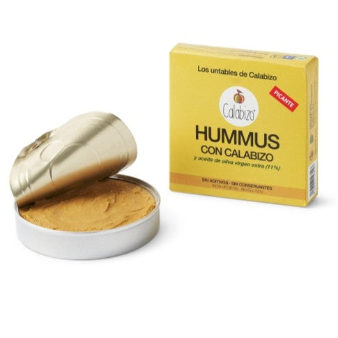 Calabizo. Hummus con calabizo picante. Lata de 120grs