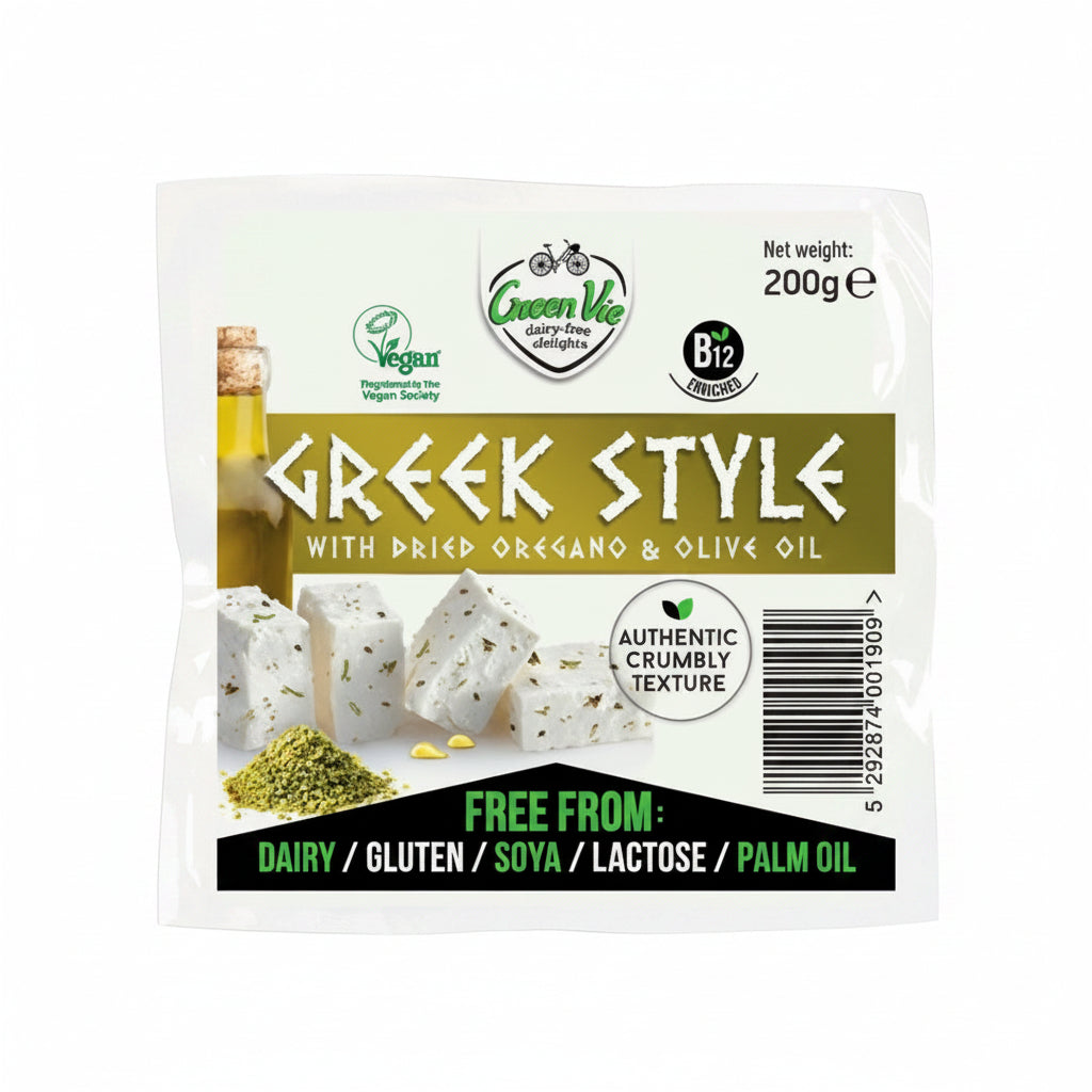 GREEN VIE Feta Orégano Vegan 200g- Sin Gluten