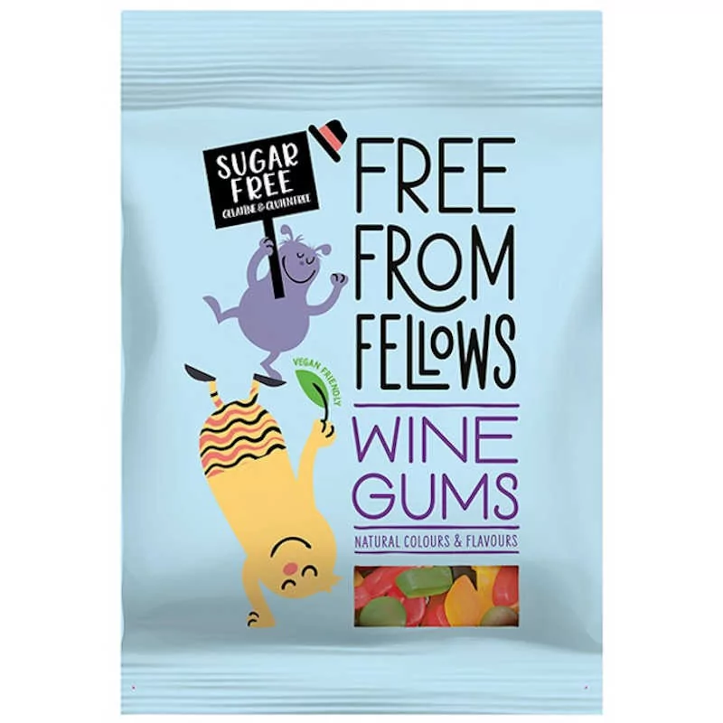 Free From Fellows - Gominolas con Sabor a Frutas (Wine Gum Mix) (10x100g)