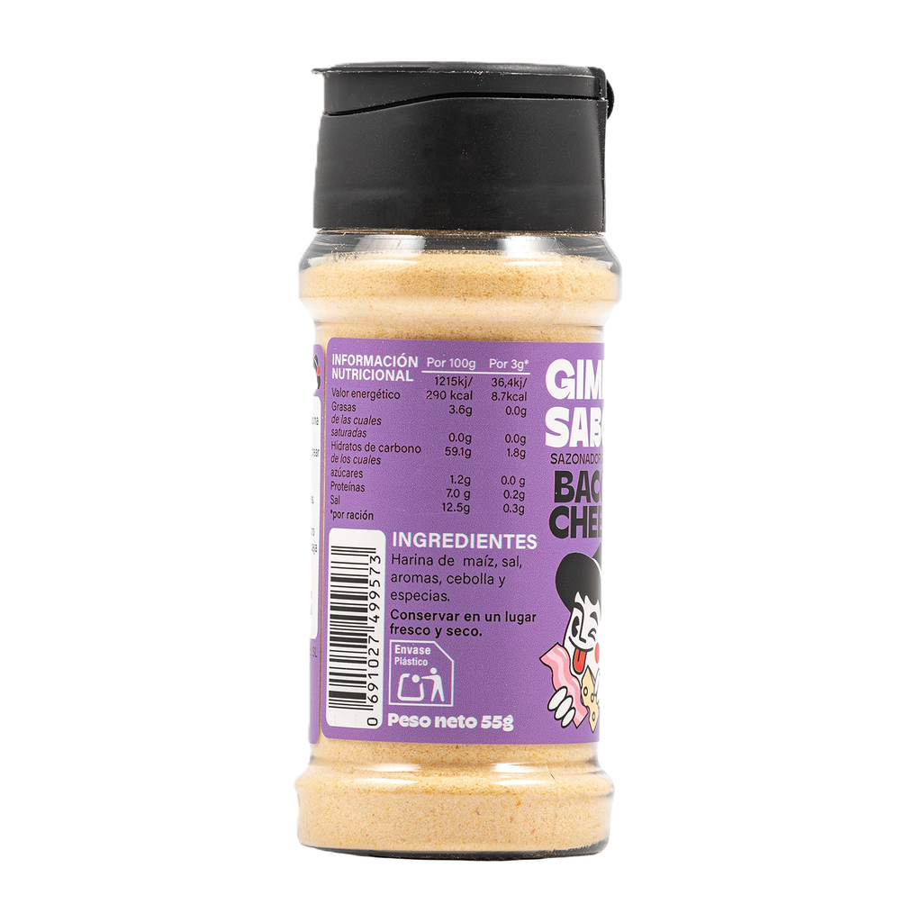 GIMME SABOR Bacon Cheese 55g Sin Gluten