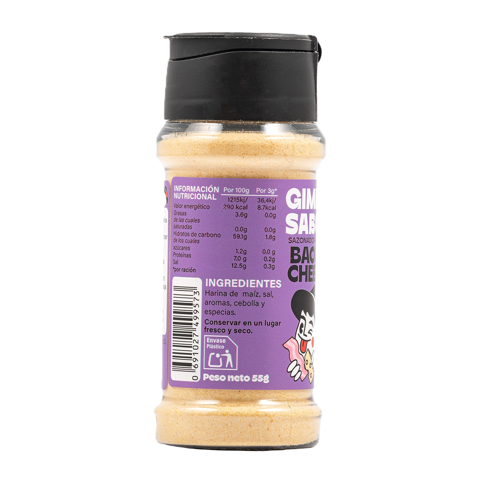 GIMME SABOR Bacon Cheese 55g Sin Gluten