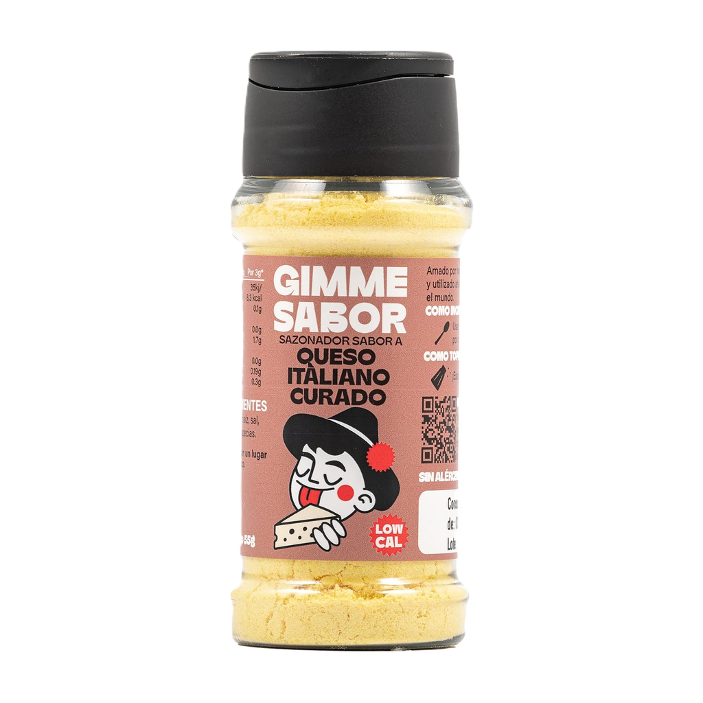 GIMME SABOR Queso Italiano  Curado 55g Sin Gluten